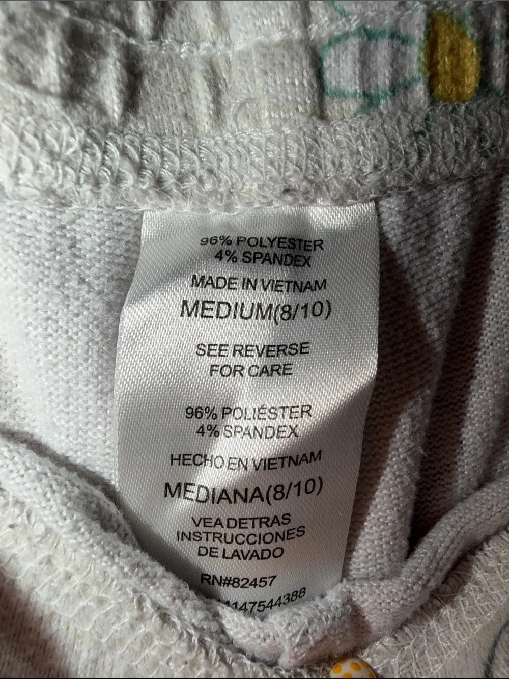 Women's Winnie the Pooh Beige Pajama Joggers with Red Accents